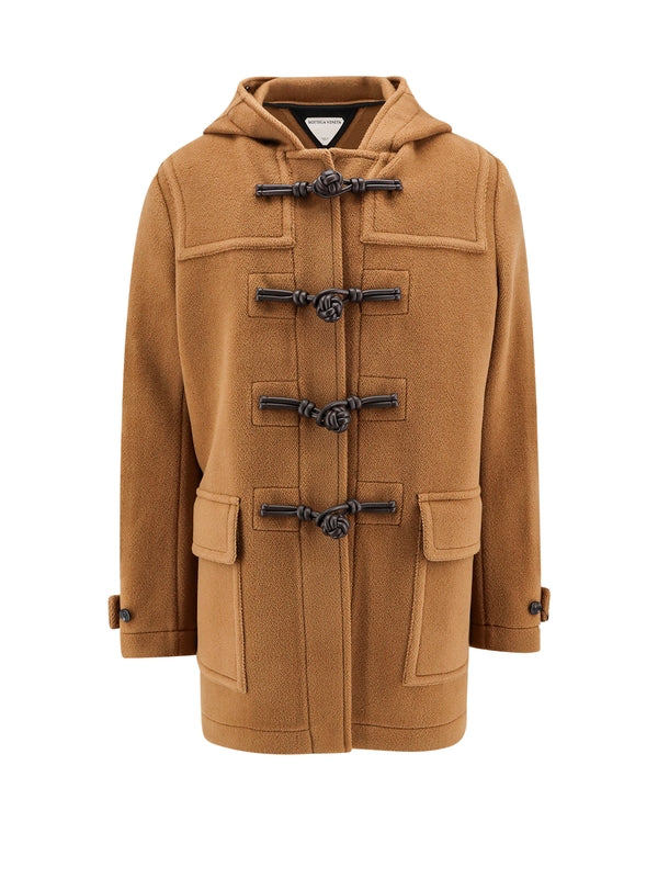 BOTTEGA VENETA - Wool Hood Coat - Jente