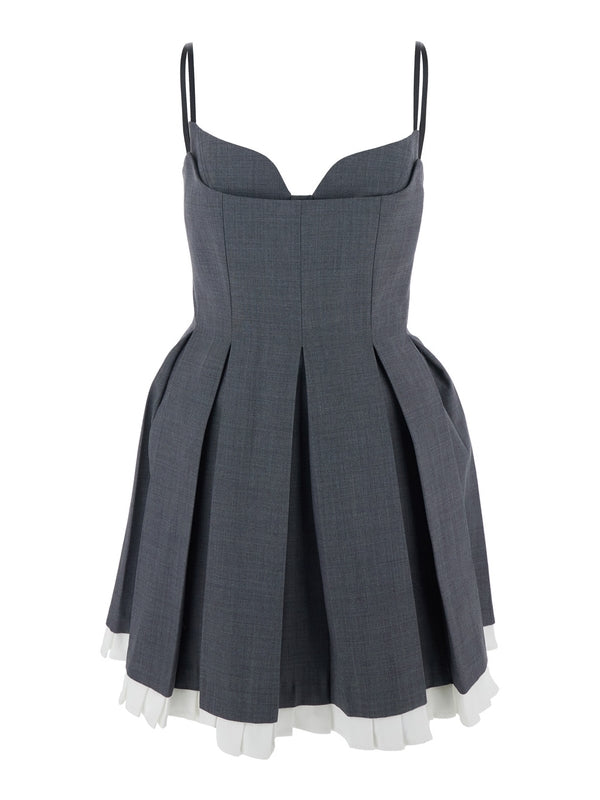 Chouchoutong Gray Mini Dress