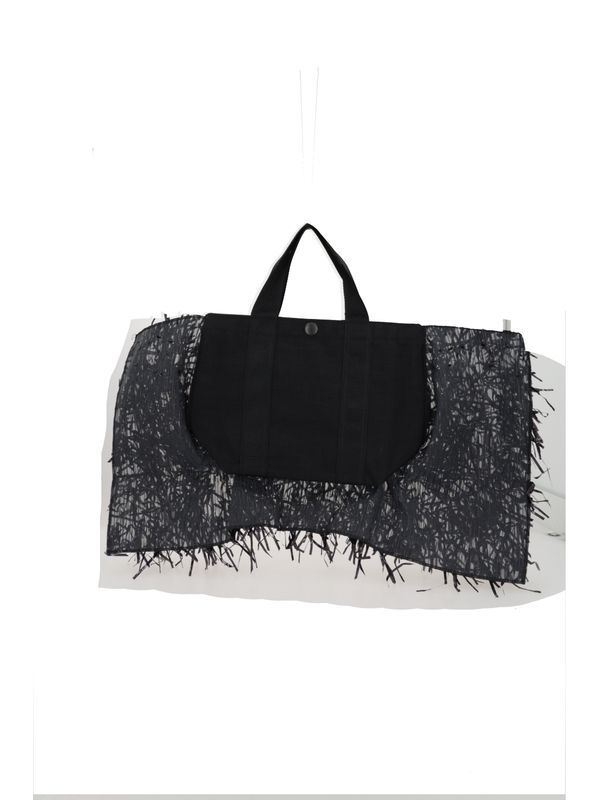 Logo Film Fringe Tote Bag