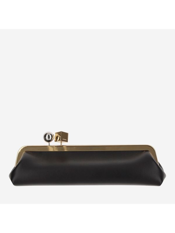 Salon Leather Clutch Bag