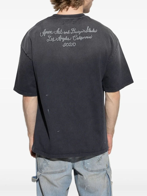 Amiri Black Half Sleeve