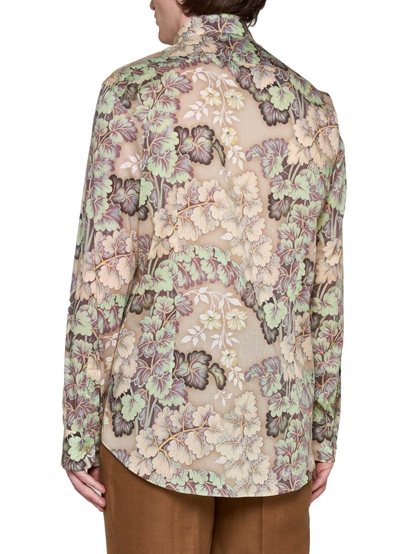 All-Over Printed Cotton Shirt