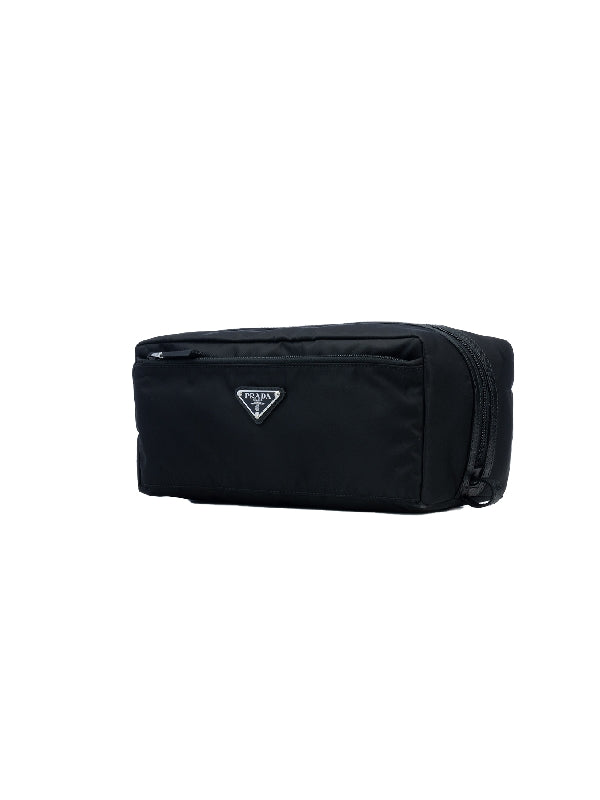 Triangle Logo Nylon Pouch