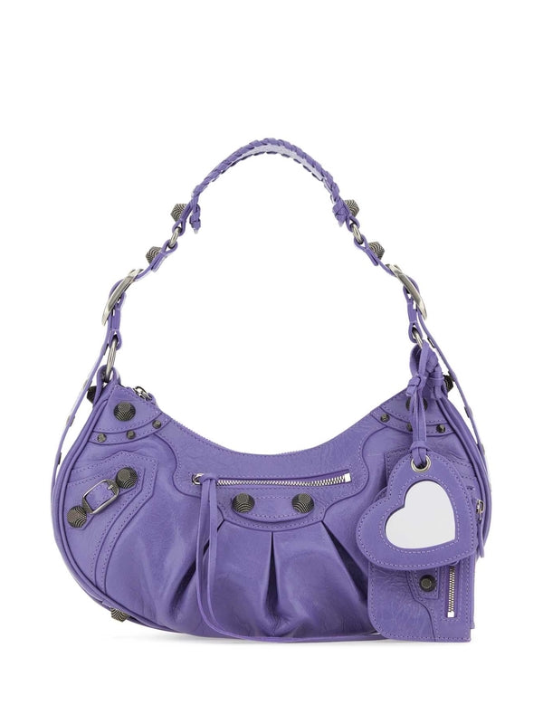 Balenciaga Le Cagall Small Purple Tote Bags