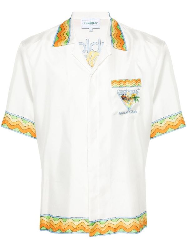 Cubism Tennis Club Silk Shirt