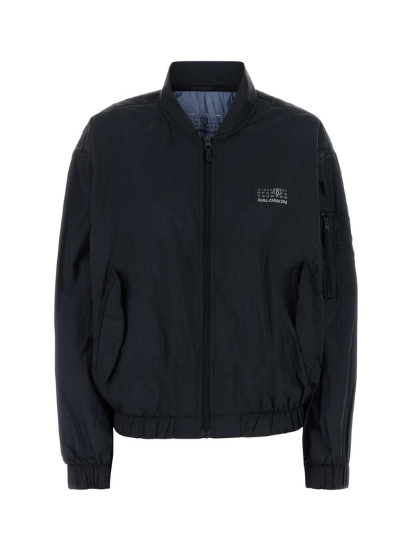 Salomon Number Logo Printing Bomber
  Jacket