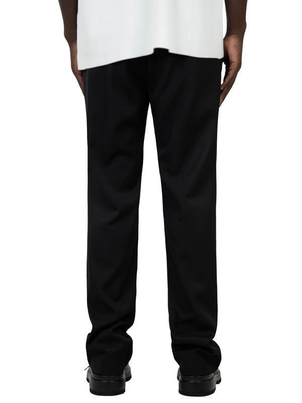 Black Wool Tailored Pants