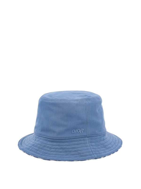 Logo Pattern Reversible Bucket Hat