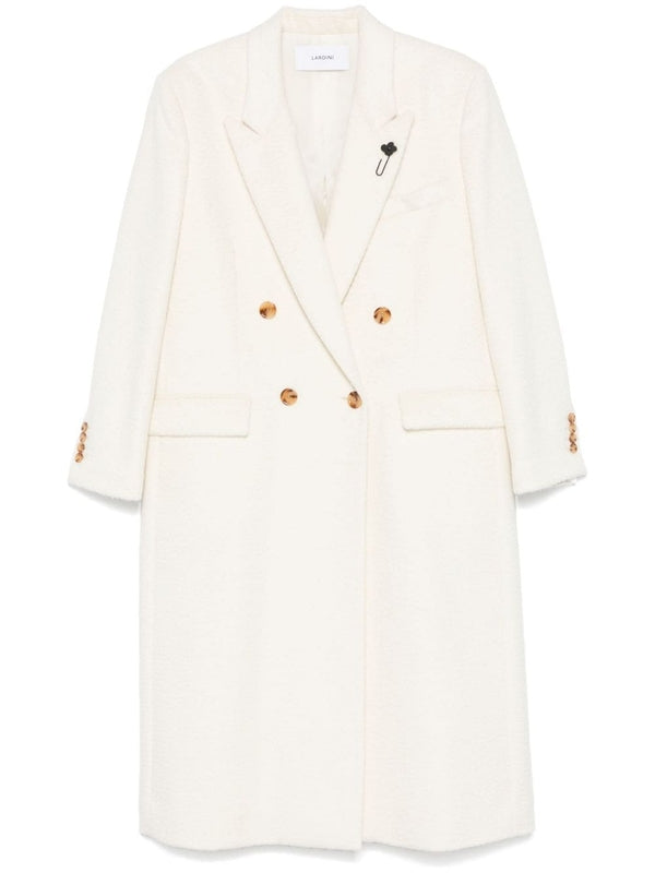 Boutonniere Double Alpaca Wool Coat