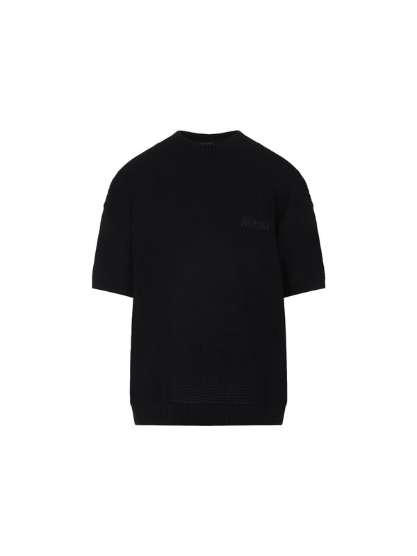 Amiri Black Half Sleeve