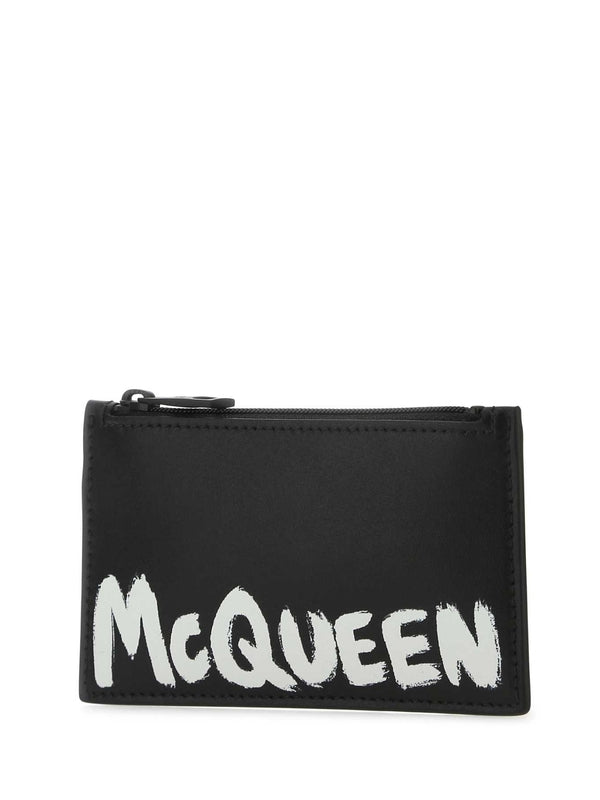 Alexander Mcqueen Black Card Holders