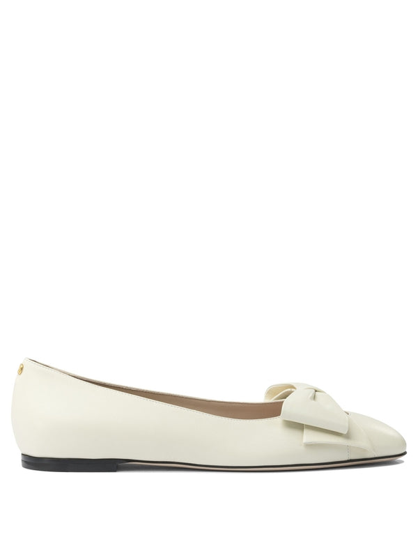 Valentino White Flat Shoes