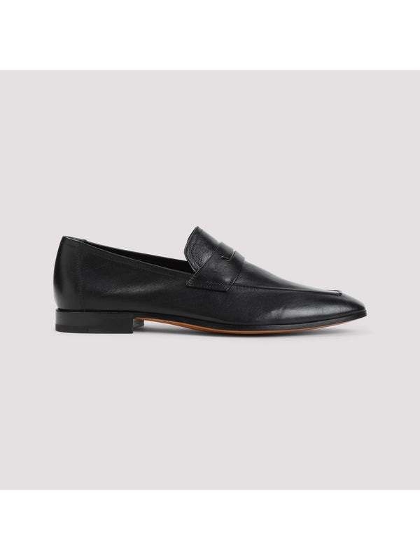 Kangaroo Leather Penny Loafers