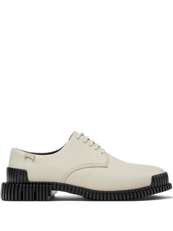 Camper Ivory Lace-Up Shoes