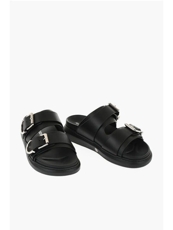 Alexander Mcqueen Black Sandals
