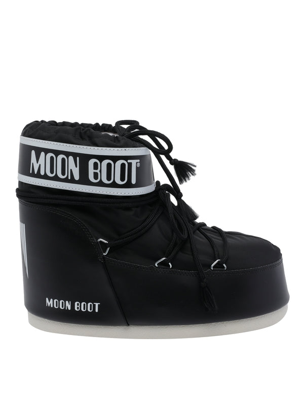 Moon Boot Black Lace-Up Boots