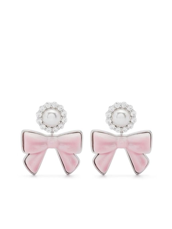 Ceramic Bowknot Earrings