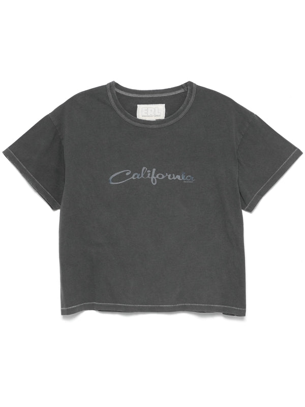 California Lettering Print T-Shirt