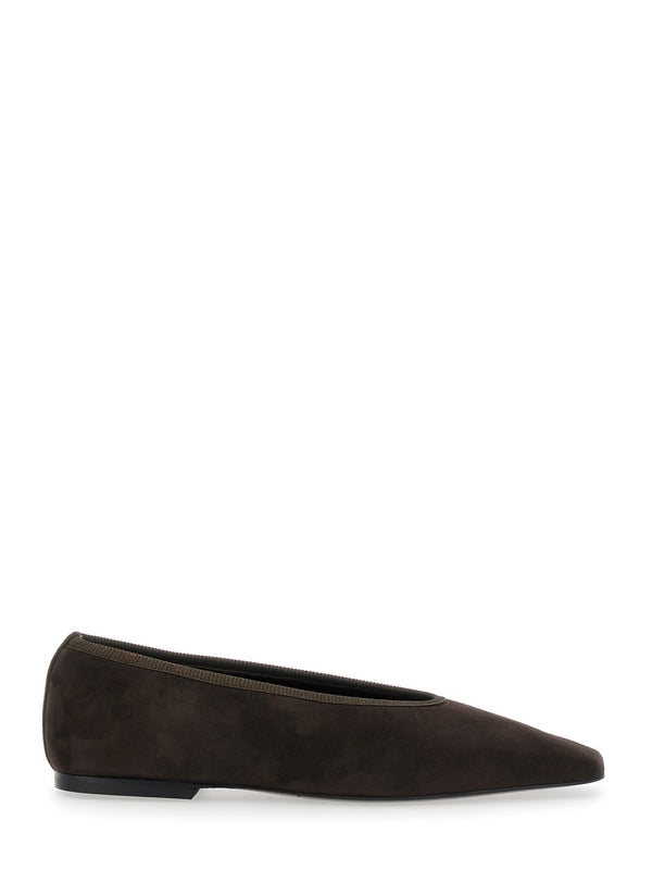 Toteme Brown Flat Shoes