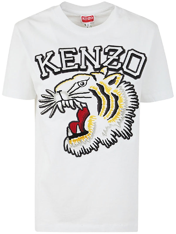 Tiger Varsity Logo Embroidery
  T-Shirt