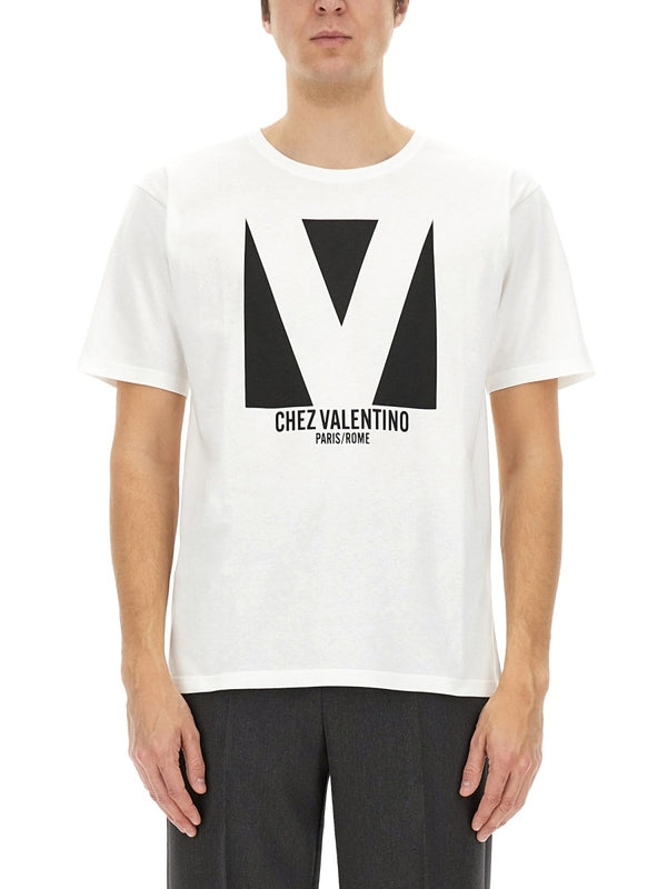 Valentino White Half Sleeve