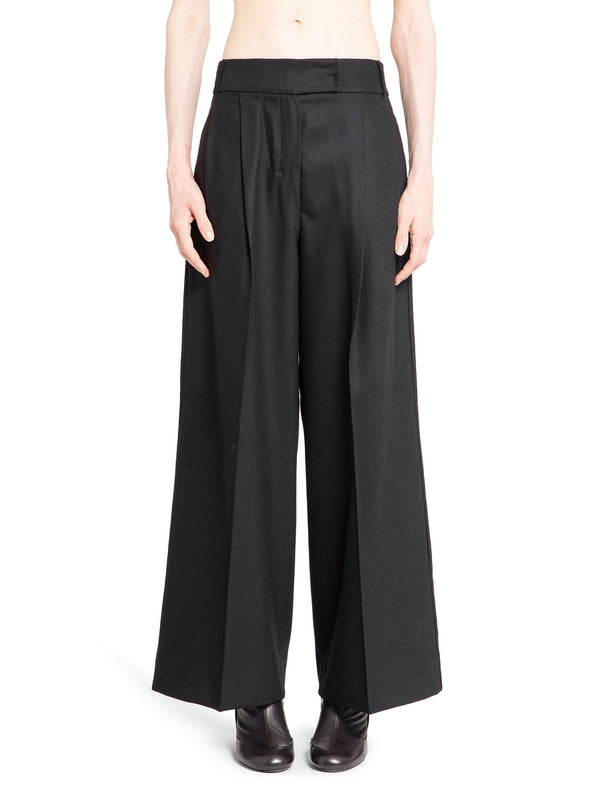 WIDE LEG  2429136053600 017 Black Trousers