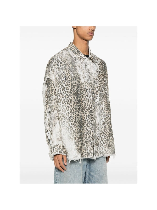 Bleach Animal Printing Shirt