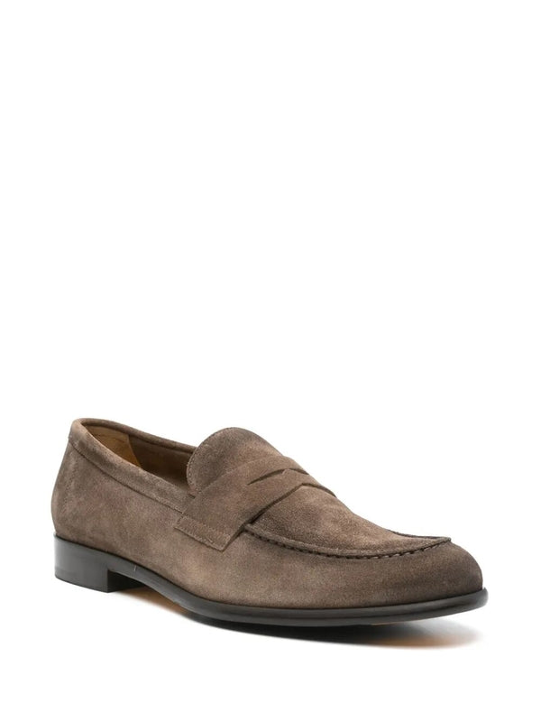 ADLER JUKE Suede Penny Loafers