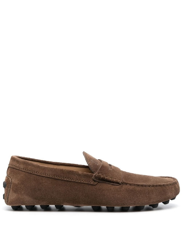 Brown Suede Driving Loafer