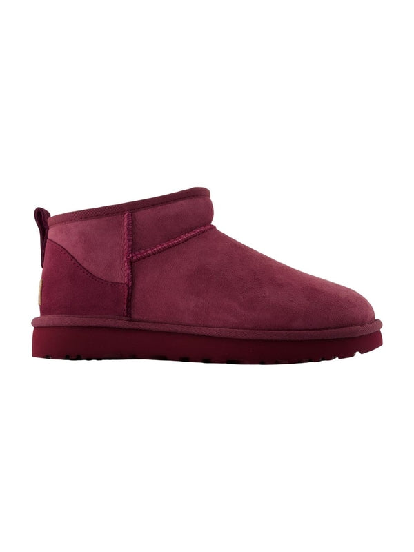 Ugg Burgundy Ankle Boots