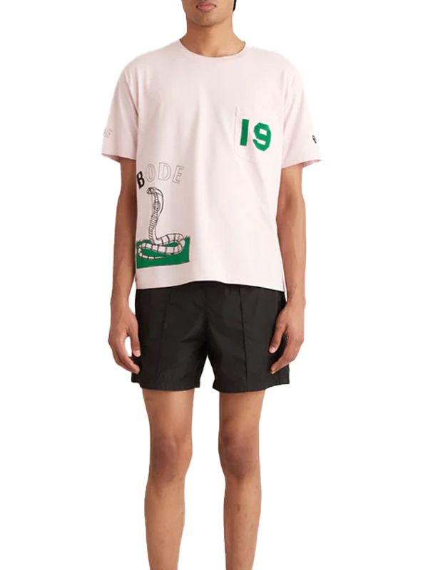 Bode COBRA Logo Cotton T-Shirt