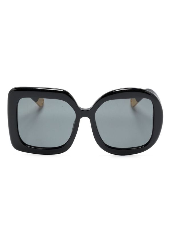 Square Round Frame Sunglasses