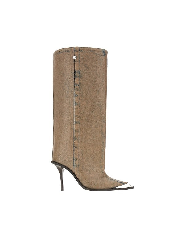 Dtona Denim Effect Boot Heel