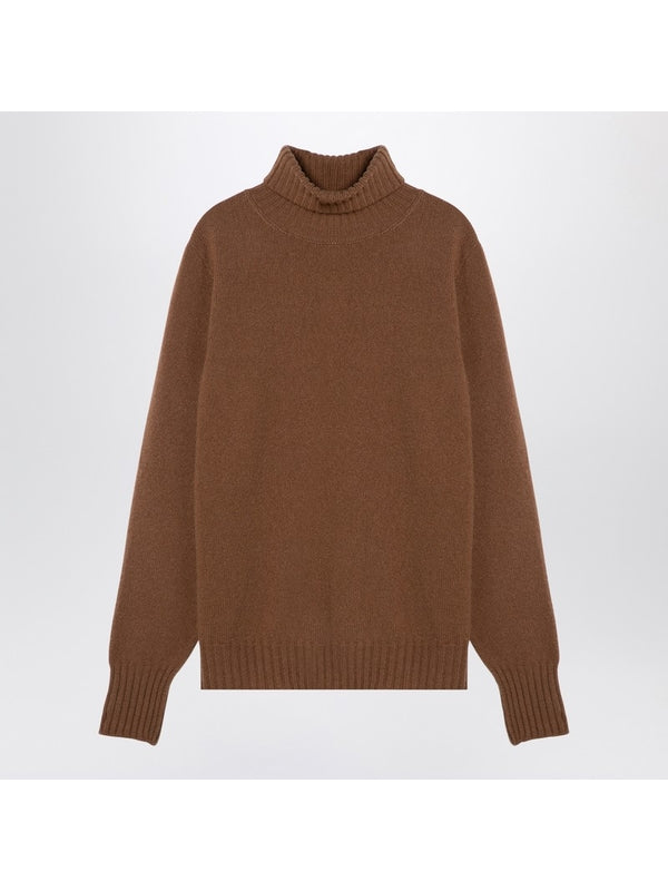 High Neck Wool Sweater