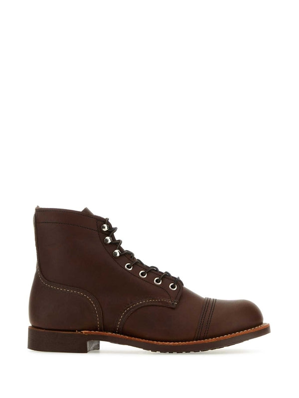 Red Wing Brown Lace-Up Boots