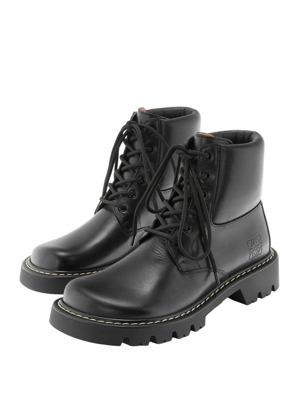 Sierra Logo Lace Up Boots