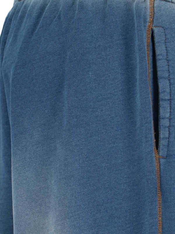 ZENIA Logo Banded Wide Pants