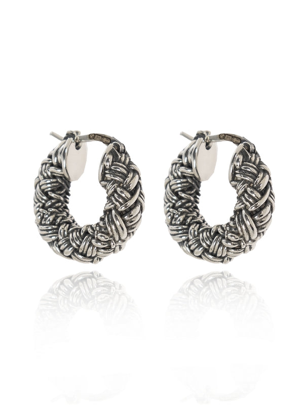 Intrecciato
  Hoop Earrings