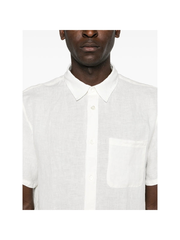 Bellini Logo Embroidery Pocket
  Linen Shirt