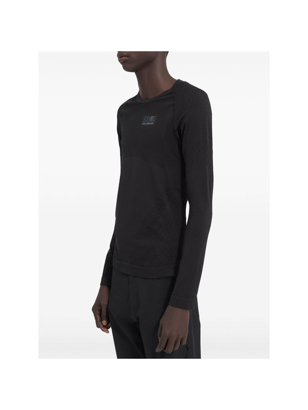 Salomon Logo Nylon Long Sleeve Top