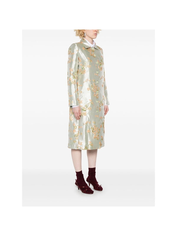 Antointte Flower Embroidered
  Single Coat