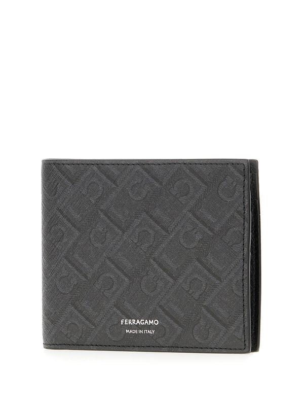 Allover Gancini Logo Bi Fold
  Wallet