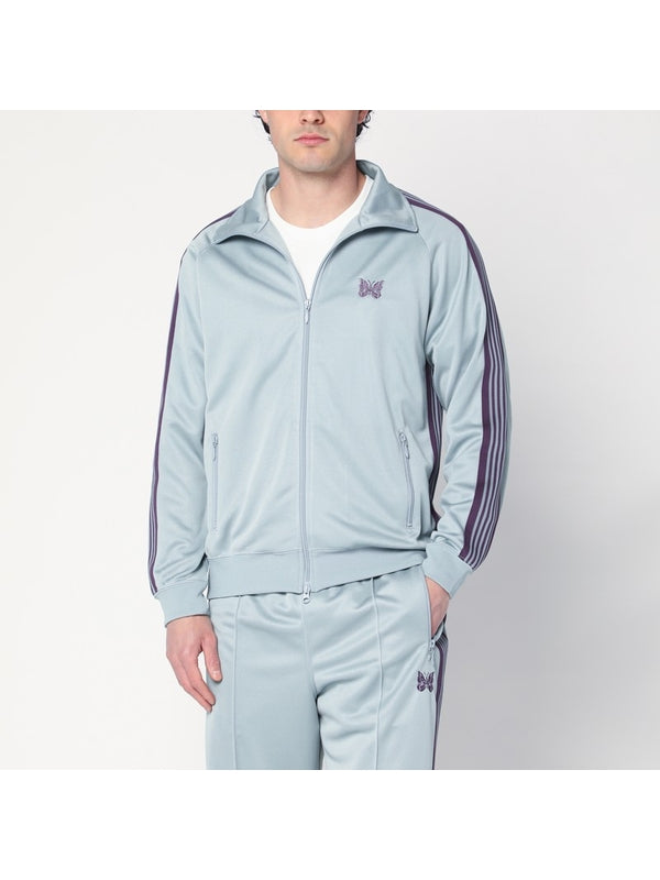 Embroidered Logo Zip-Up Track Jacket