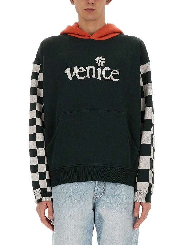 Checker Sleeve Venice Hood