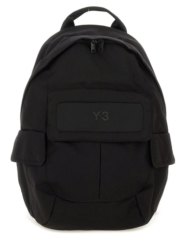 Y-3 Black Backpacks
