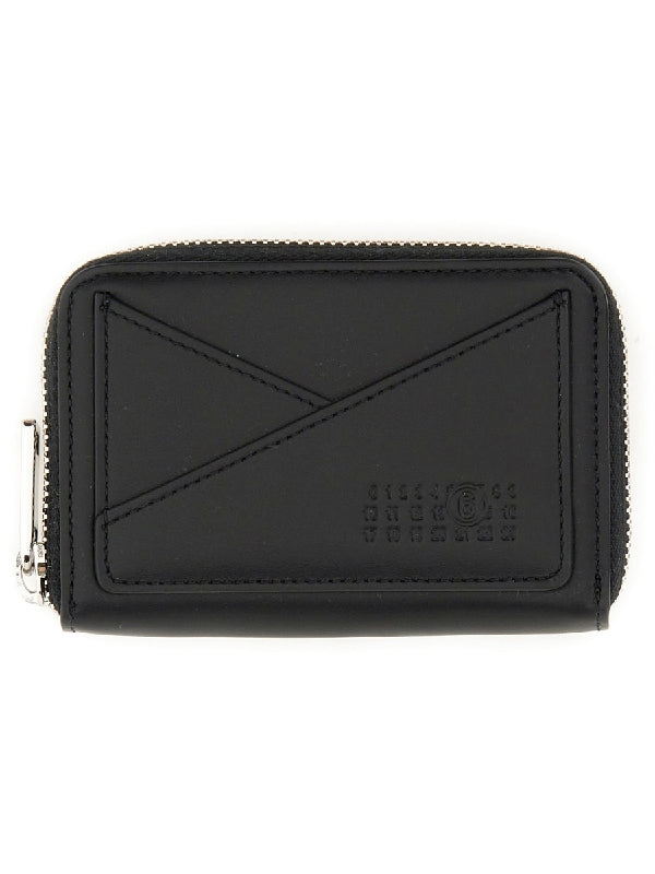 Number Logo Leather Coin Wallet