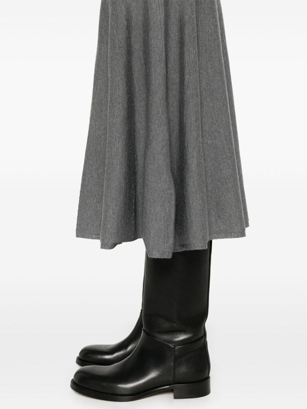 Mayu Flare Wool Skirt