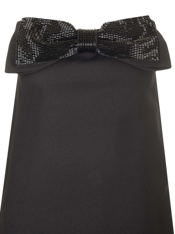 Bow Detail Mini Dress