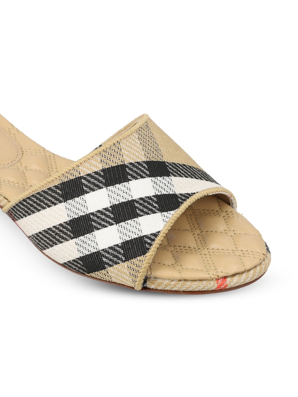 Burberry Beige Slides