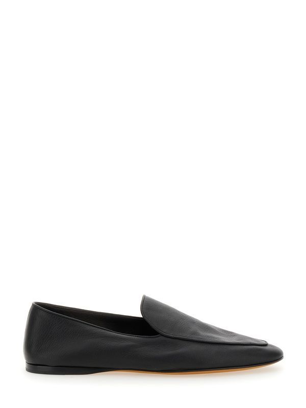 Awar Flat Leather Loafers